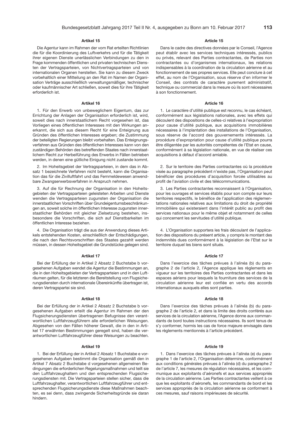 BGBl. 2017, Seite 113 — Originalseite als Abbildung