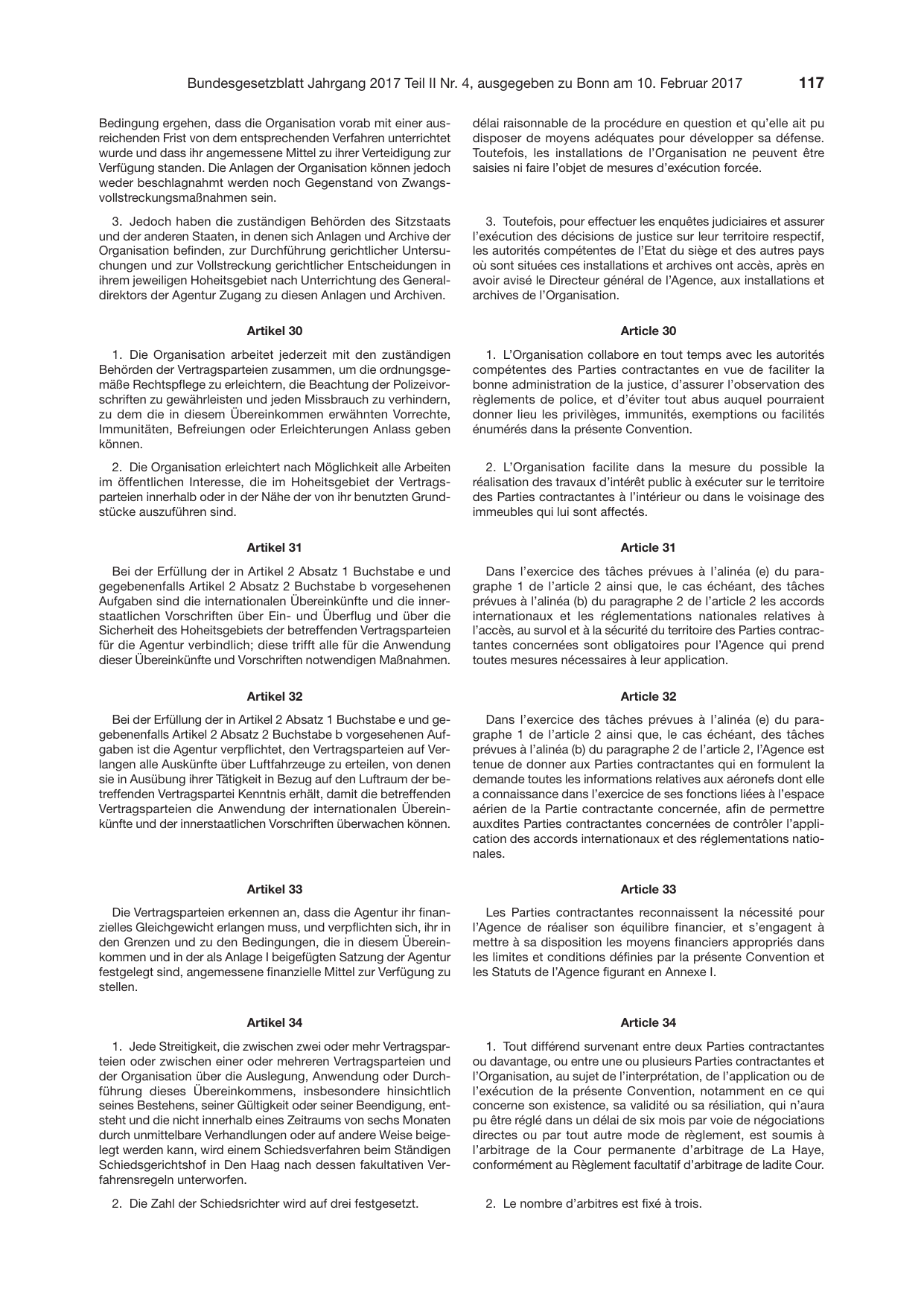 BGBl. 2017, Seite 117 — Originalseite als Abbildung