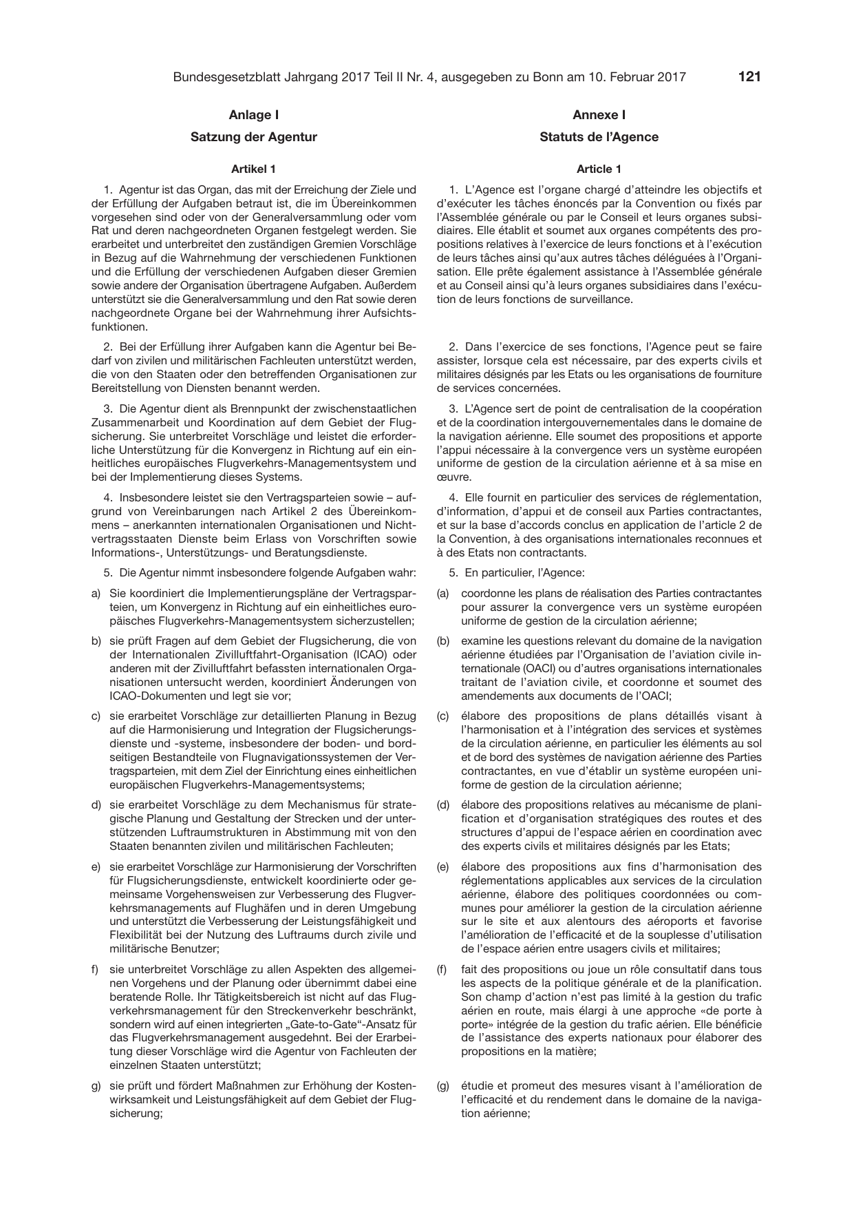 BGBl. 2017, Seite 121 — Originalseite als Abbildung