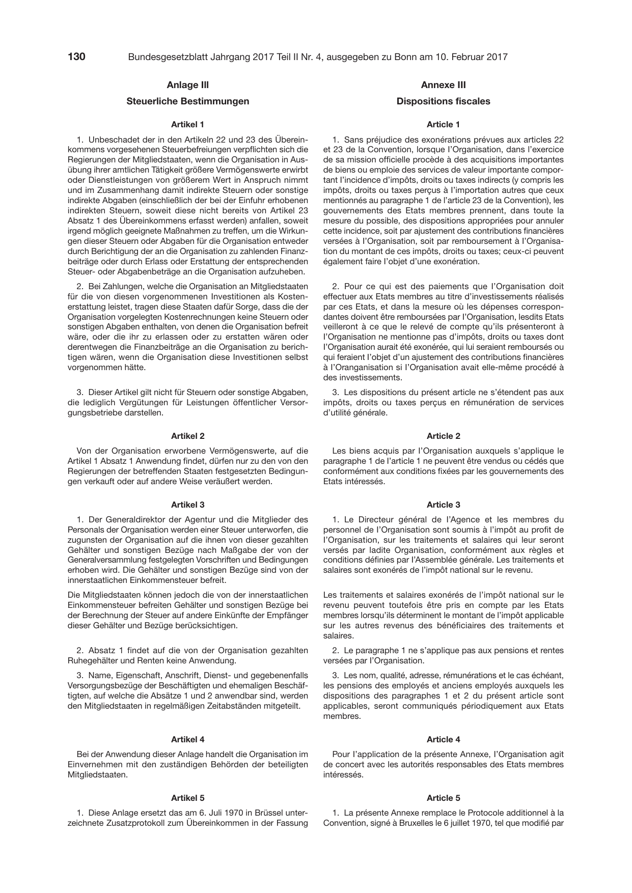 BGBl. 2017, Seite 130 — Originalseite als Abbildung