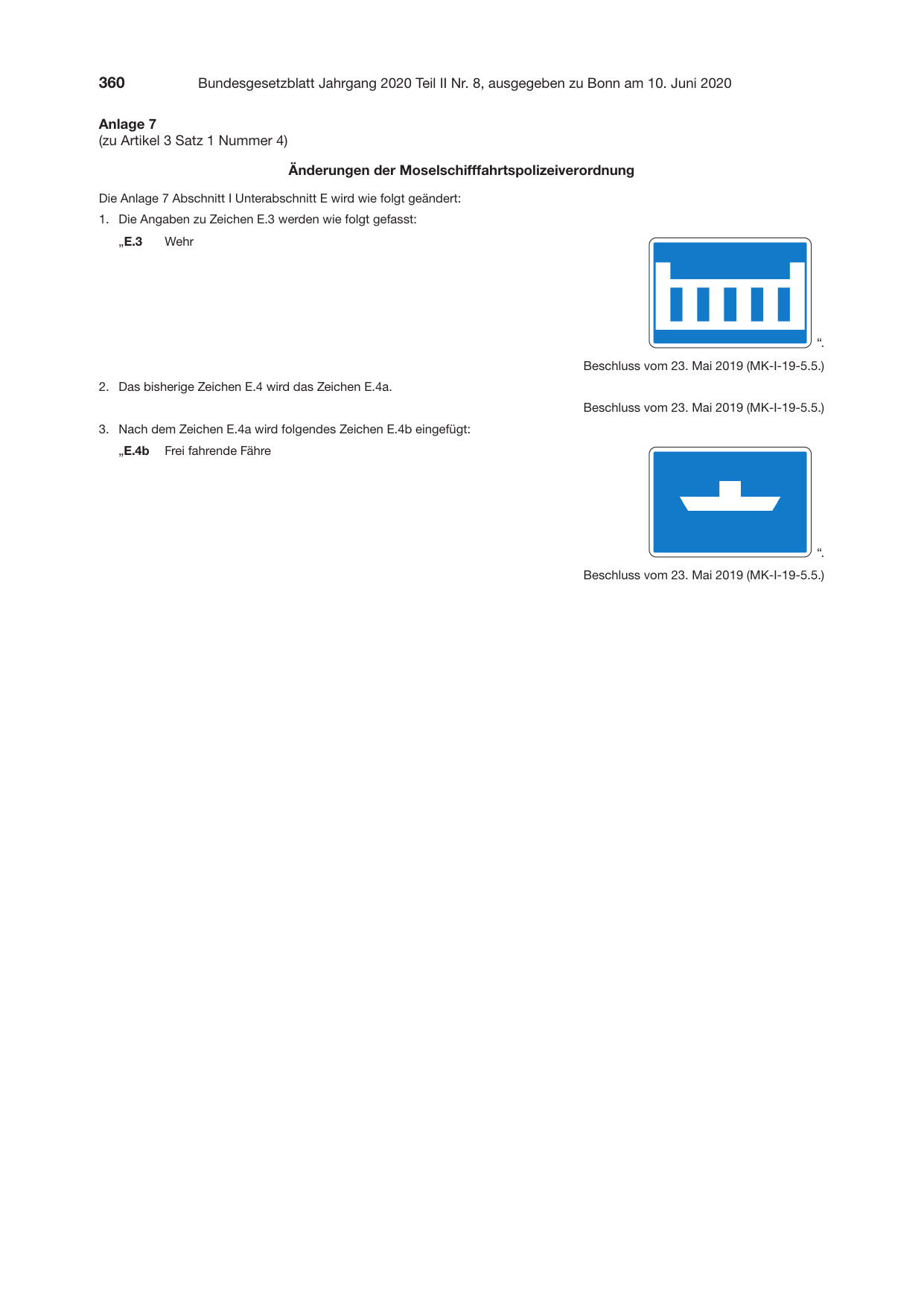 BGBl. 2020, Seite 360 — Originalseite als Abbildung