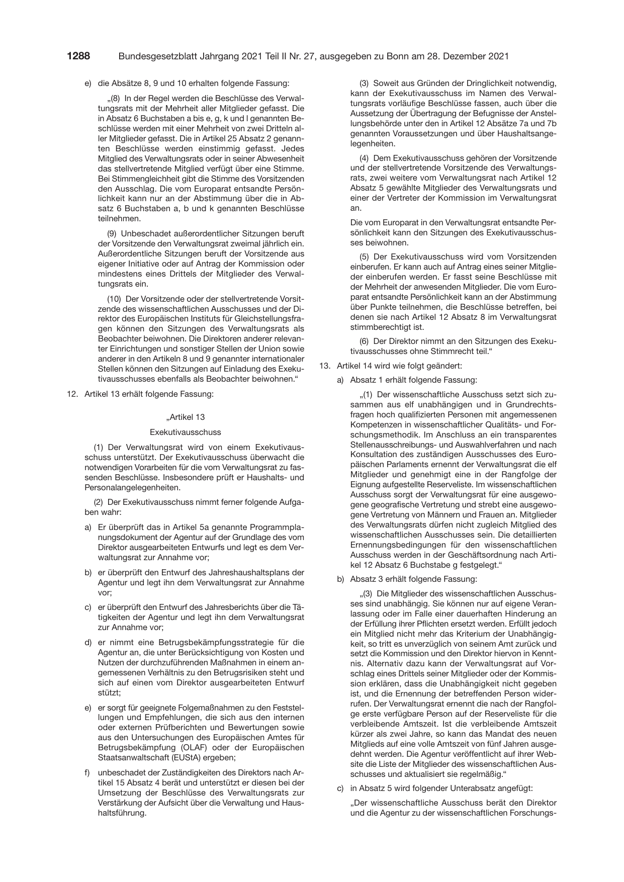 BGBl. 2021, Seite 1288 — Originalseite als Abbildung