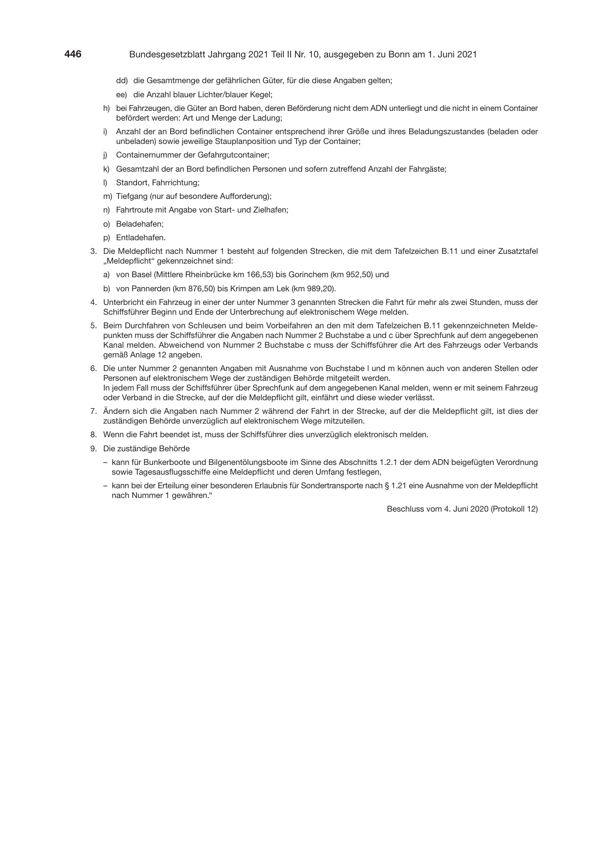 BGBl. 2021, Seite 446 — Originalseite als Abbildung