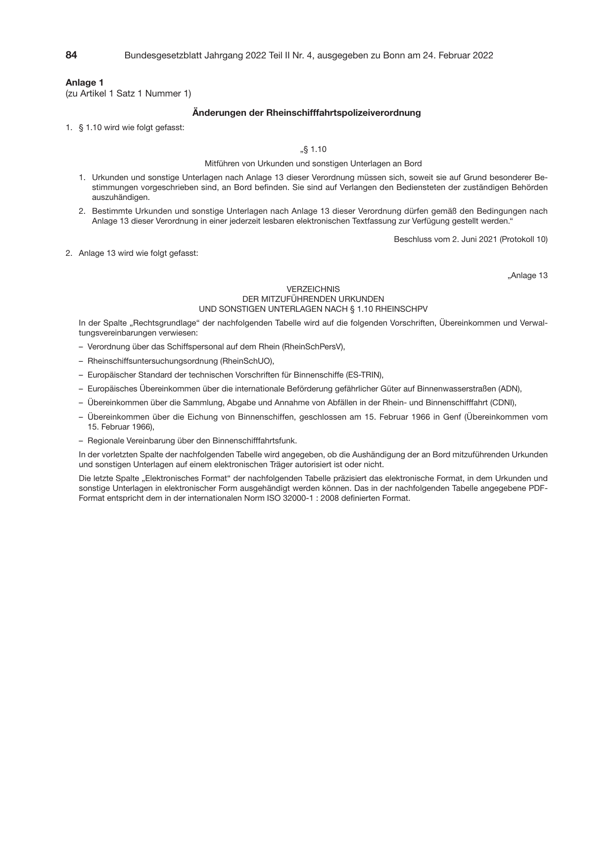 BGBl. 2022, Seite 84 — Originalseite als Abbildung