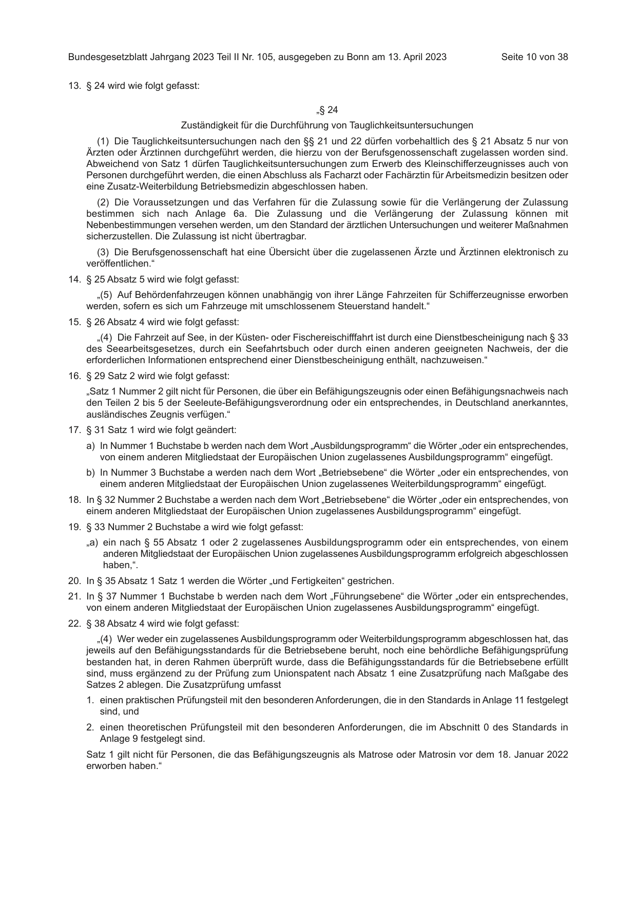 BGBl. 2023, Seite 10 — Originalseite als Abbildung