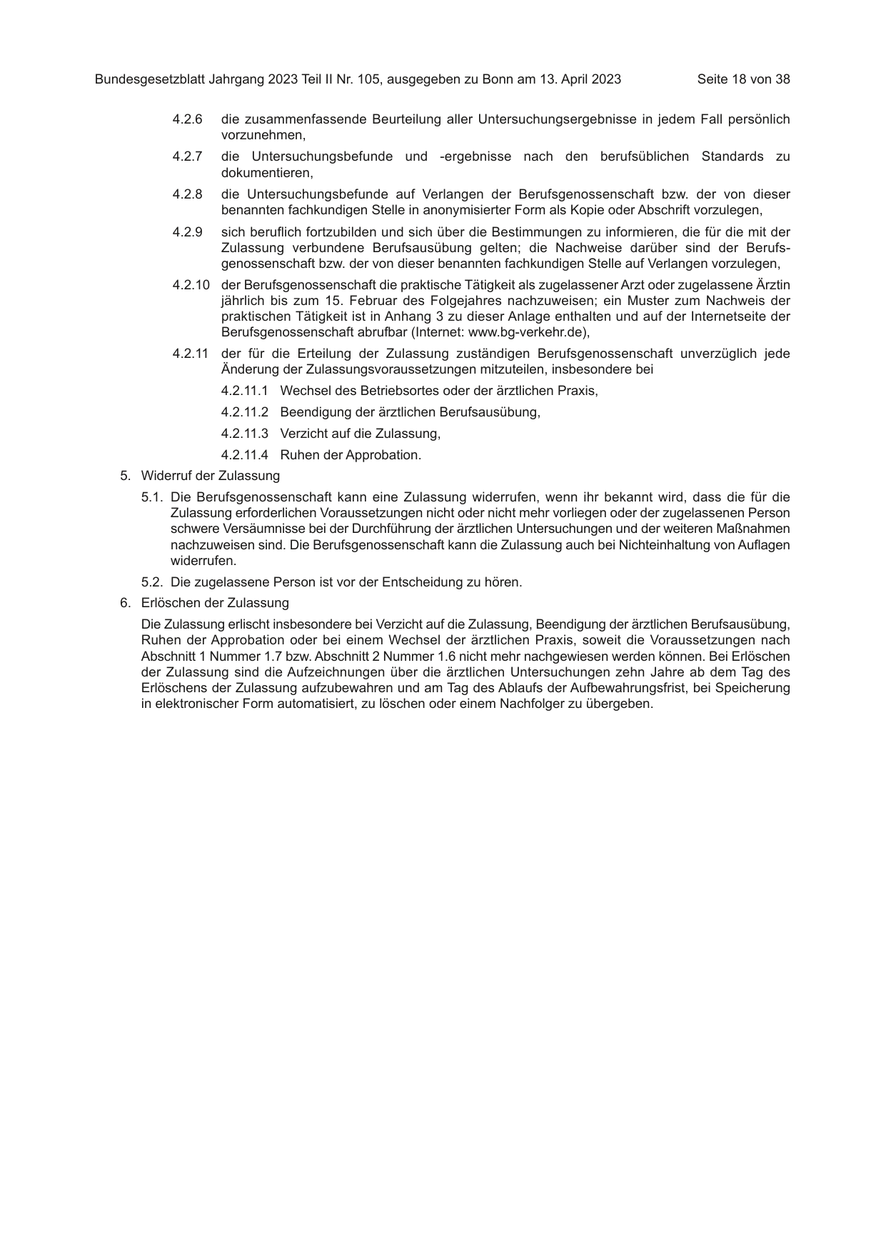 BGBl. 2023, Seite 18 — Originalseite als Abbildung
