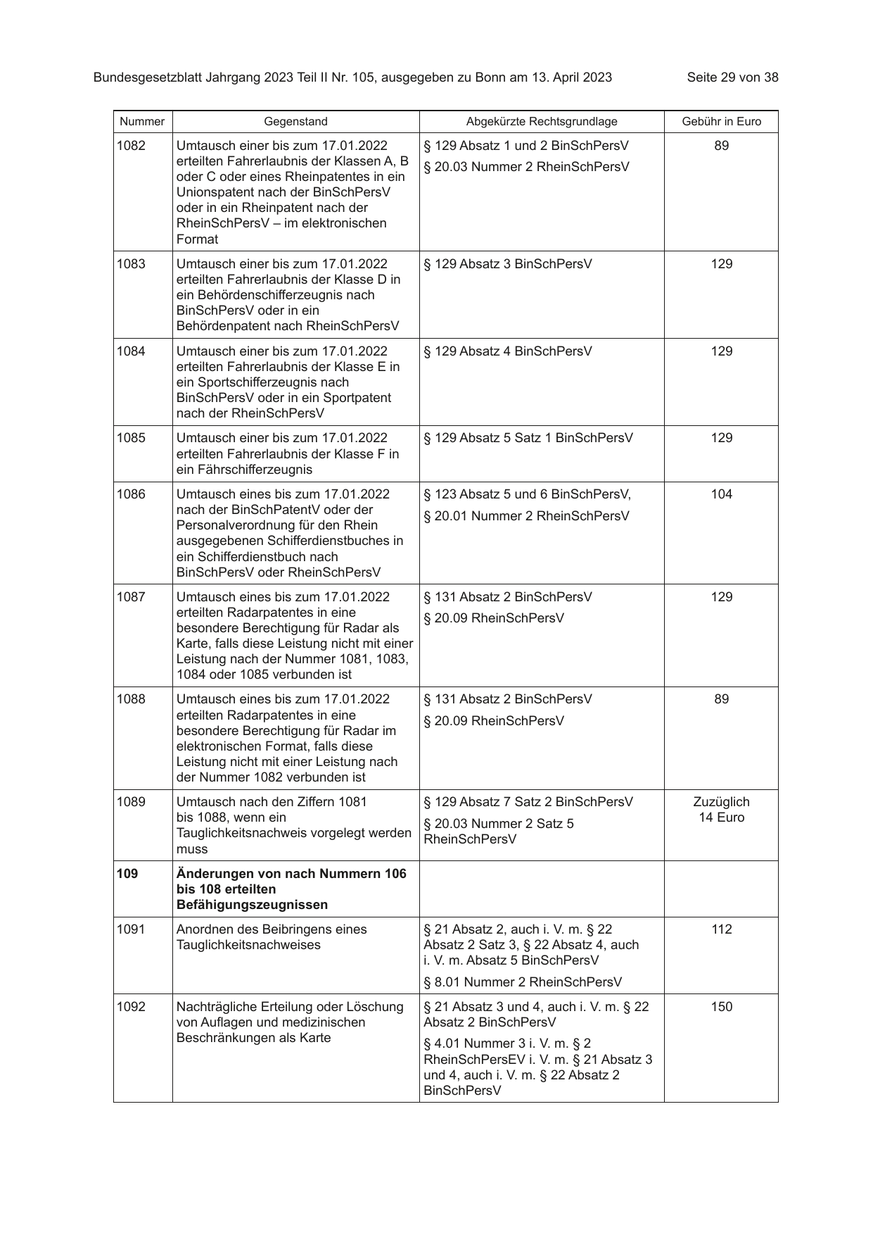 BGBl. 2023, Seite 29 — Originalseite als Abbildung