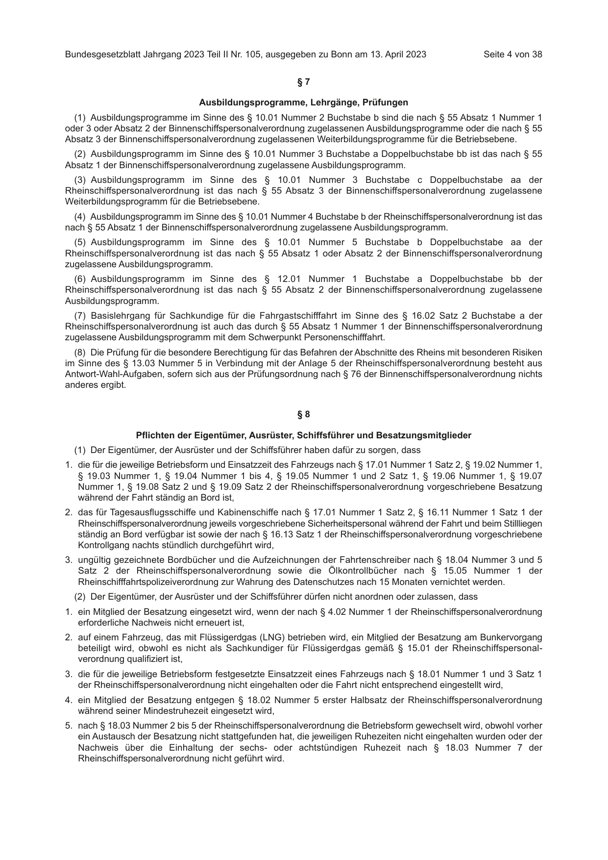 BGBl. 2023, Seite 4 — Originalseite als Abbildung