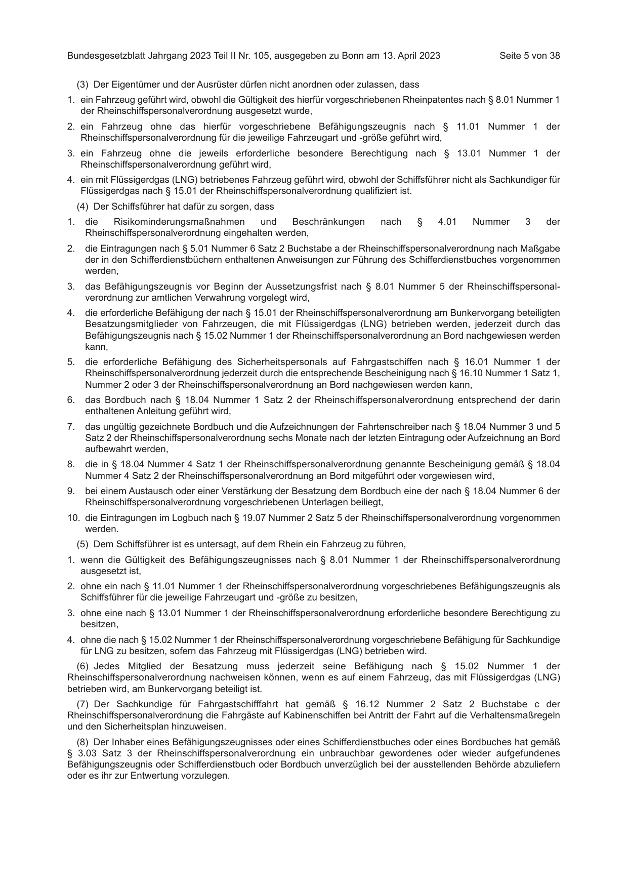BGBl. 2023, Seite 5 — Originalseite als Abbildung