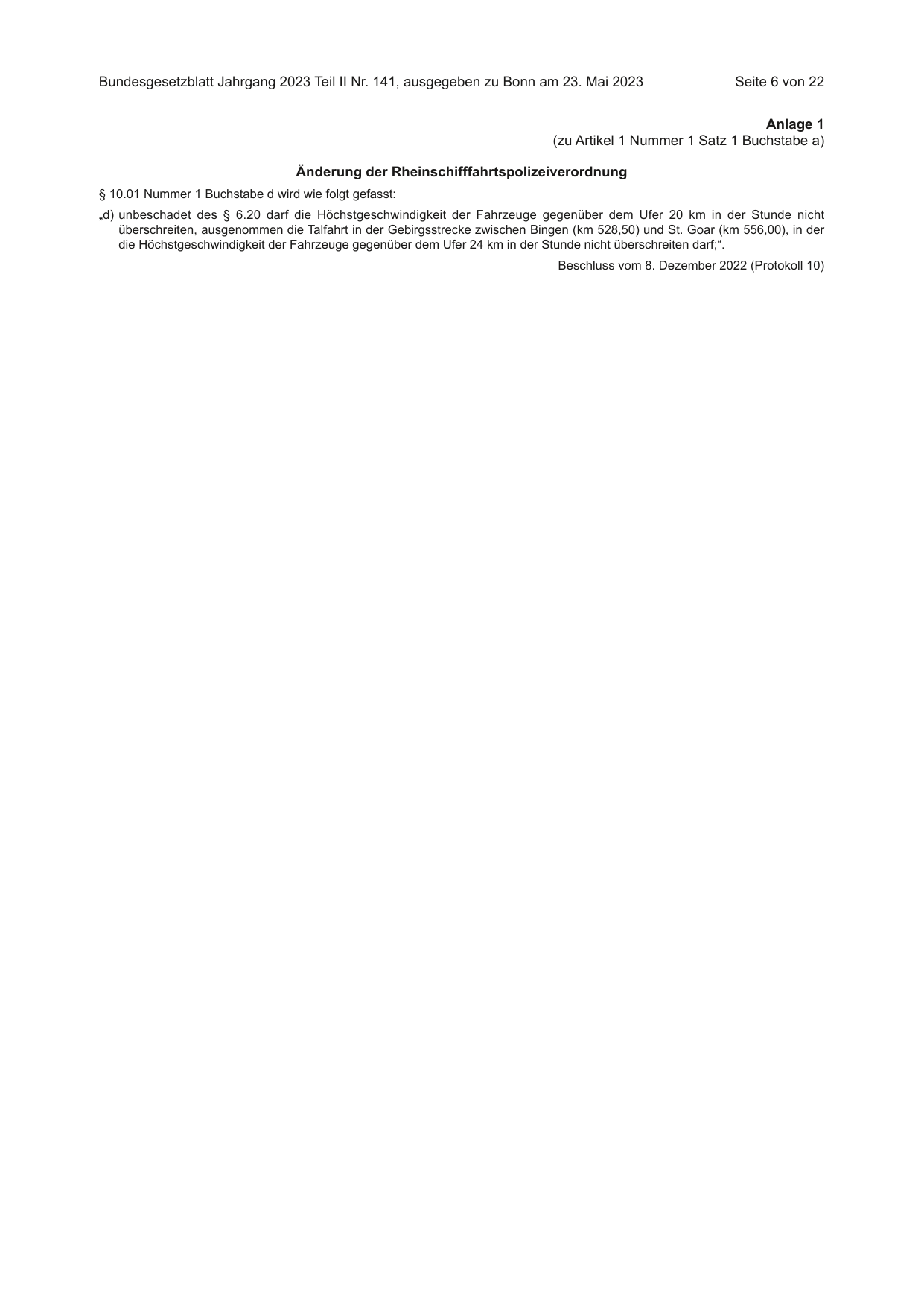 BGBl. 2023, Seite 6 — Originalseite als Abbildung