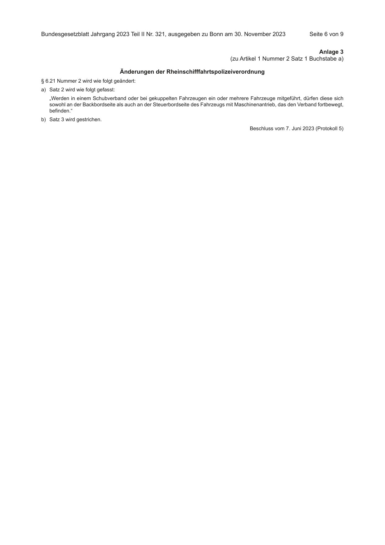 BGBl. 2023, Seite 6 — Originalseite als Abbildung