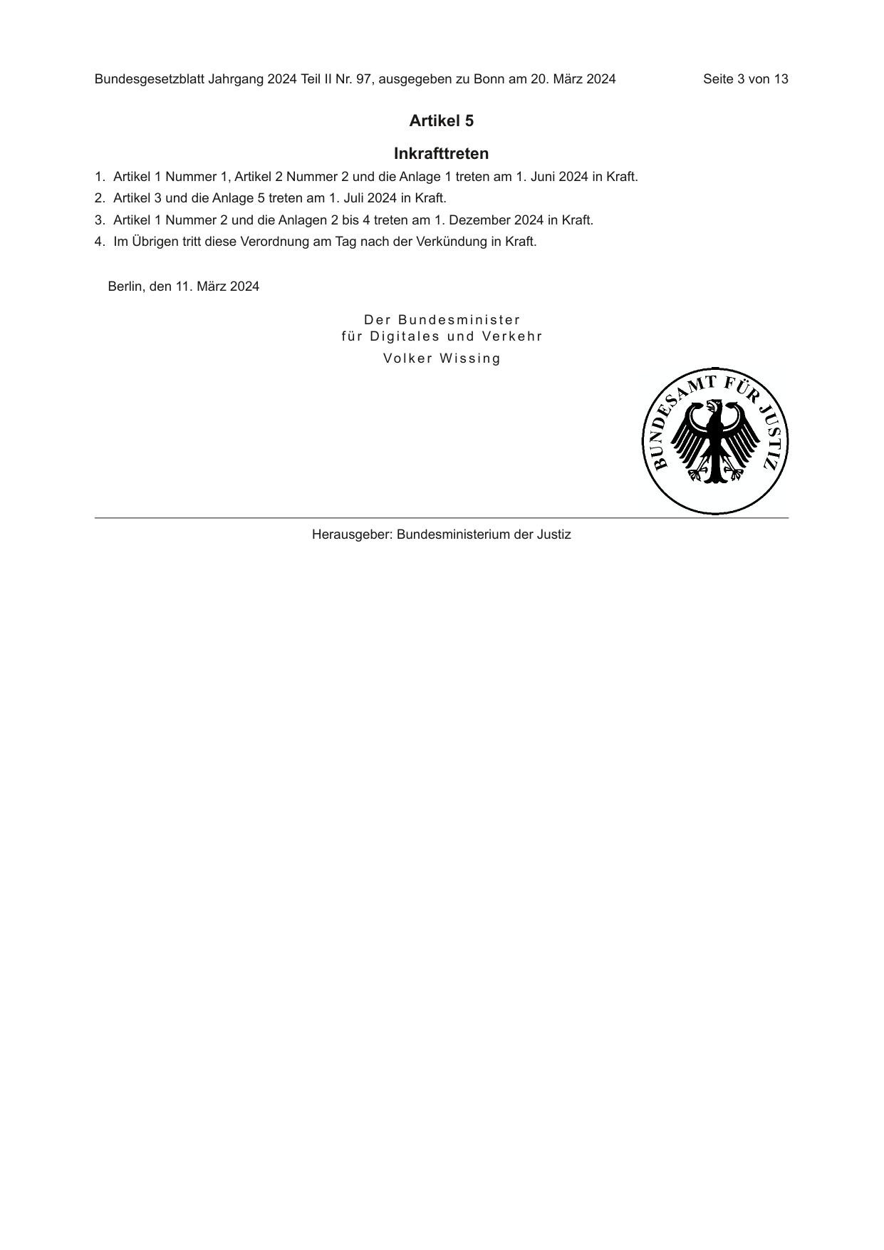 BGBl. 2024, Seite 3 — Originalseite als Abbildung