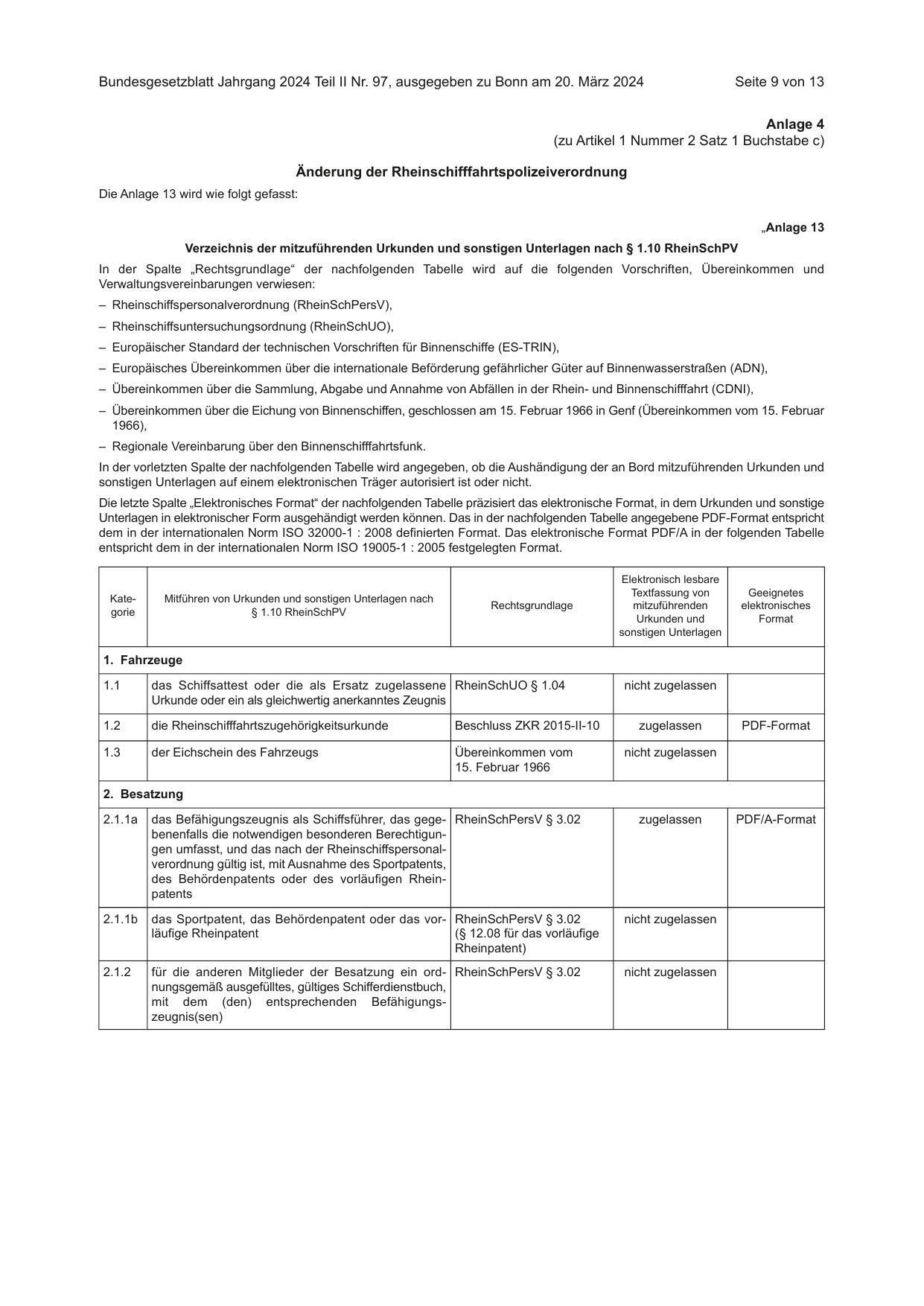 BGBl. 2024, Seite 9 — Originalseite als Abbildung