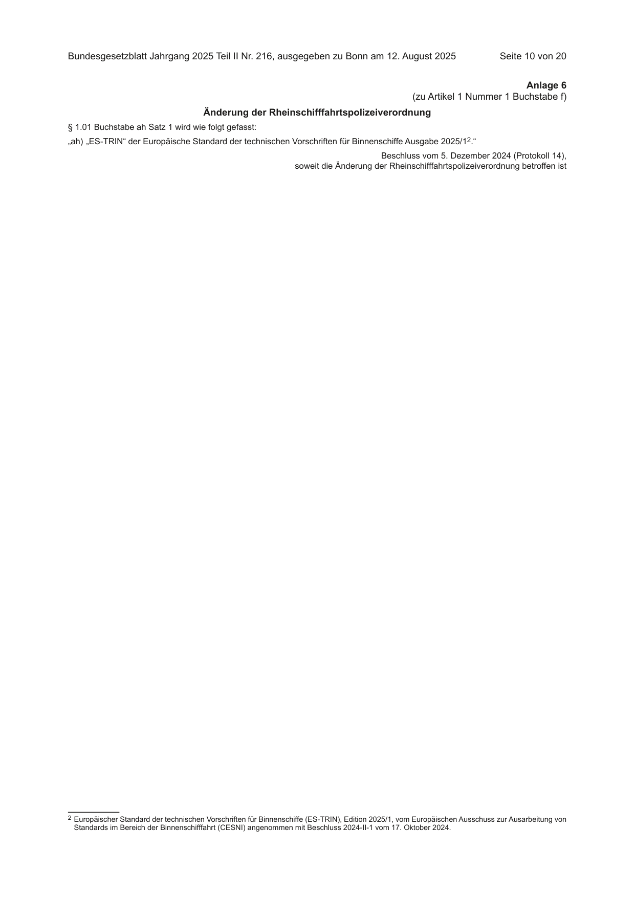 BGBl. 2025, Seite 10 — Originalseite als Abbildung
