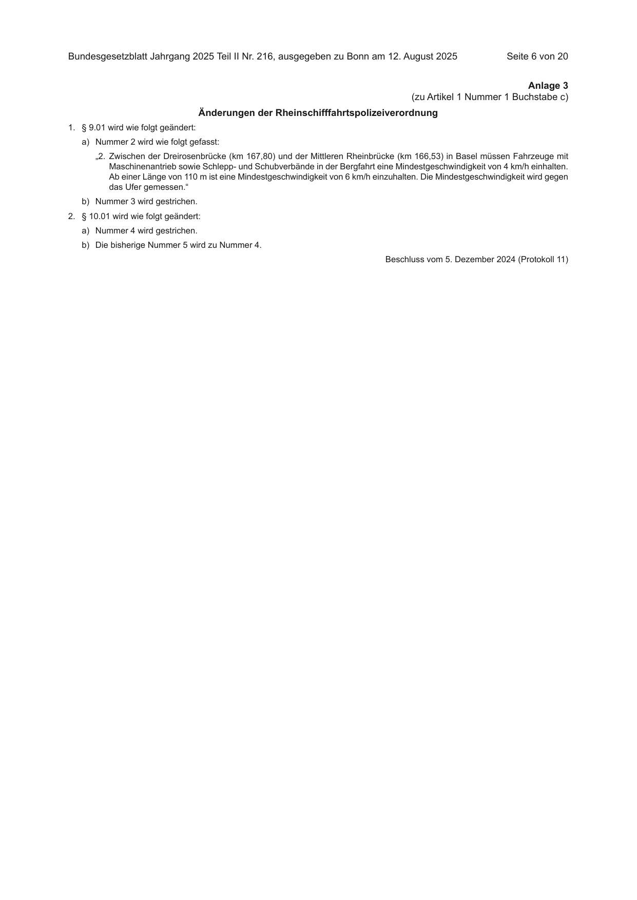 BGBl. 2025, Seite 6 — Originalseite als Abbildung